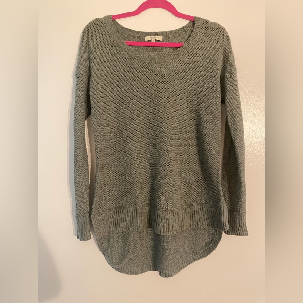 Madewell Sage Green Sweater Size Small